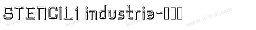 STENCIL1 industria字体转换 STENCIL1 industria字体转换